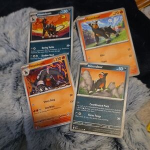 Houndoom and Houndour Pokémon Card Set